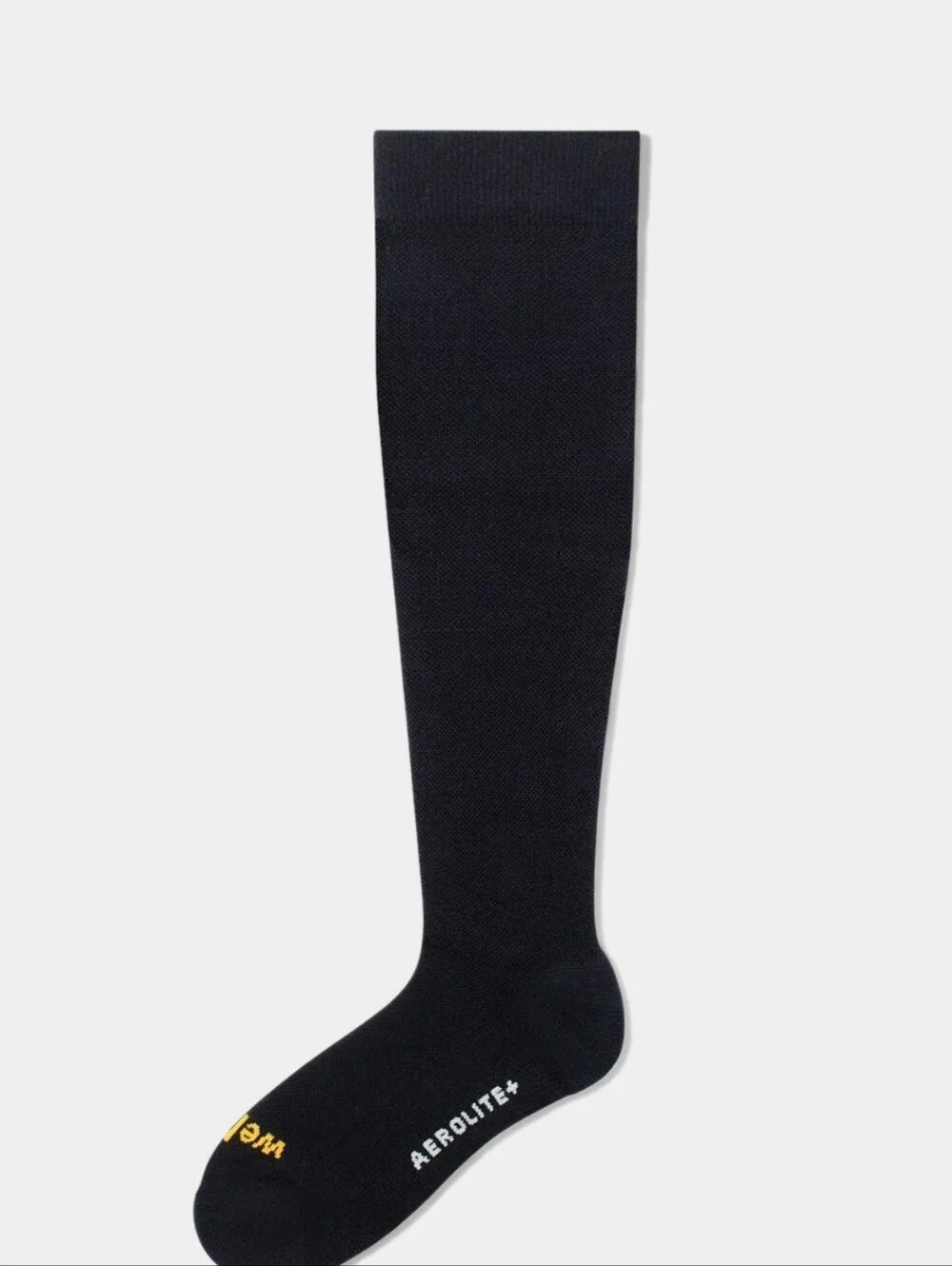 Wellow Premium Compression Socks Aerolite Plus Size XL - Black (Set Of Five)